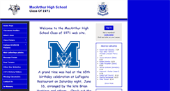 Desktop Screenshot of macarthur71.com